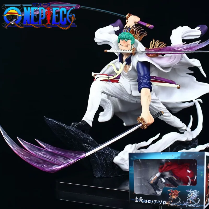 26cm One Piece Figurine Cape Zoro Anime Figure Iu Elegant Action Figure Model Pvc Statue Doll Collection Decoration Toys Gift