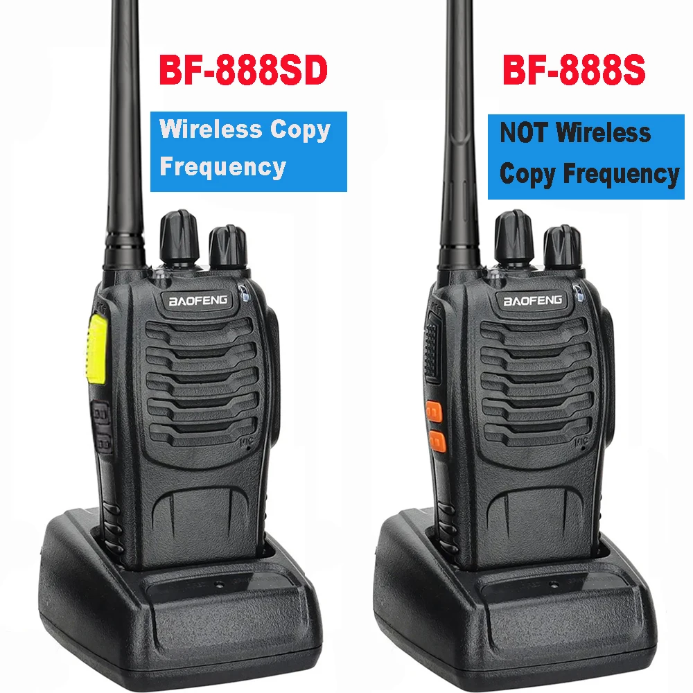 Baofeng BF-888SD BF888S Walkie Talkie Wireless Frequency Copy Noise Reduction Encrypted Calls UHF VOX Voice Encryption Radios