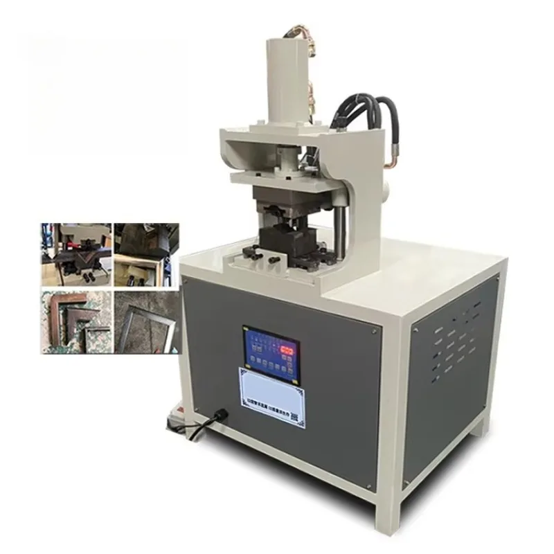 

45 Degree Angle Electric Cutter Hydraulic Square Hole Puncher Steel Pipe Punching/Notching Machine