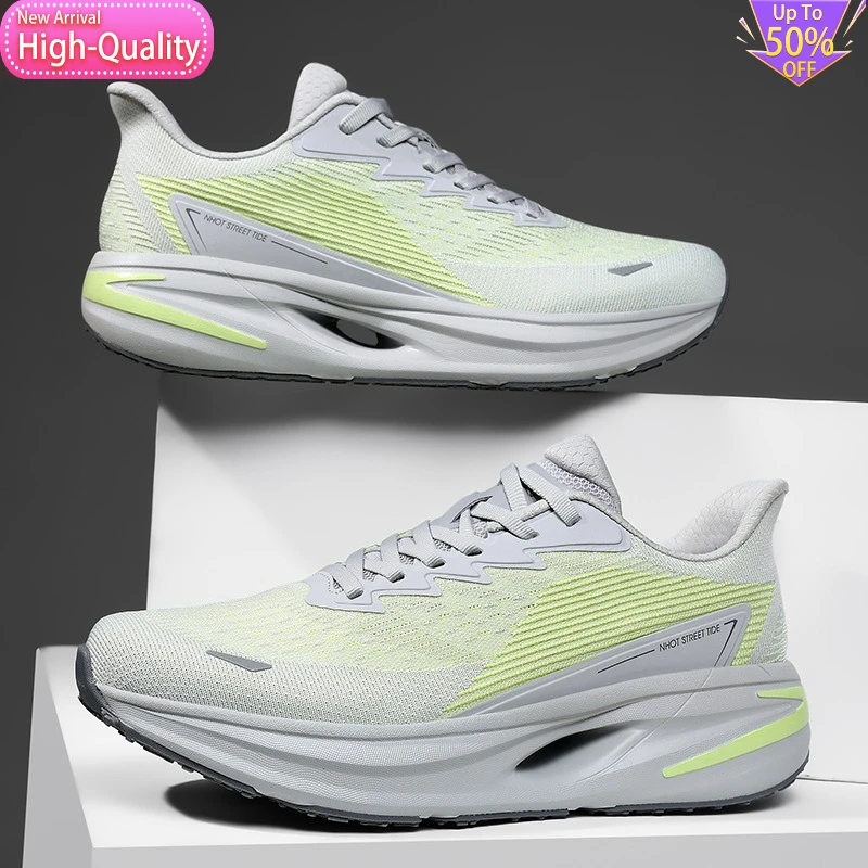 

Summer New Versatile Mens Sports Shoes Lightweight Cushioned Running Shoes Comfortable and Fashionable Soft Walking Shoes