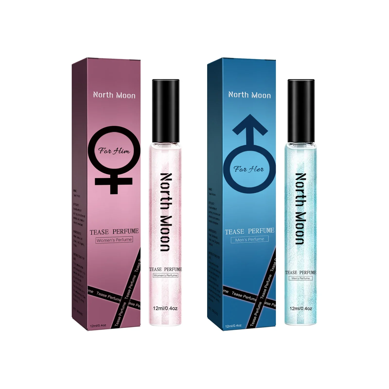 2pcs Long Lasting Pheromone Perfume Woman Roller Ball Feromone Perfume for Women Perfume Venom Pheromone Oil Women Attract Men