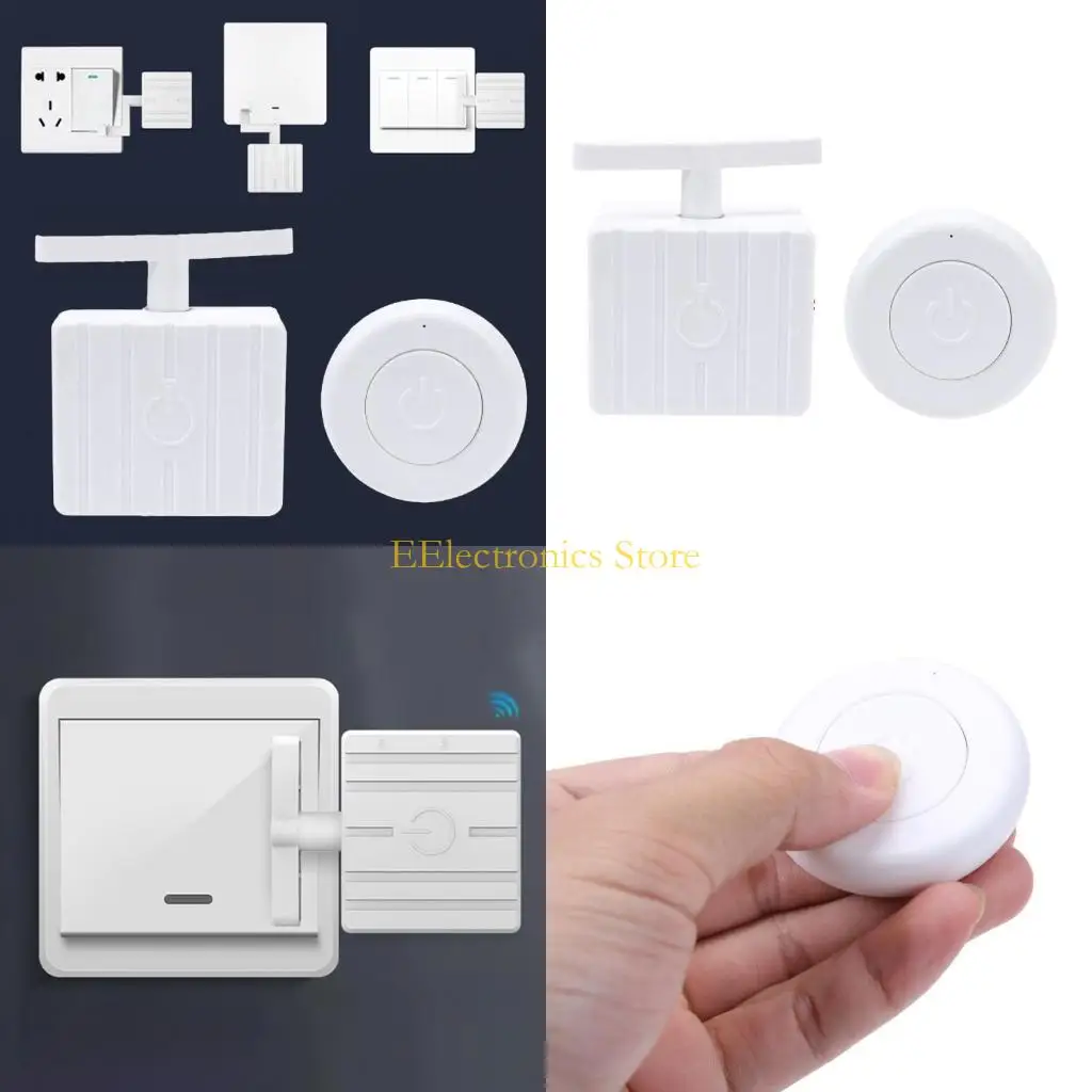 

B03C кнопка-толкатель для дома, пульт дистанционного управления, светильник, поворотный рычаг робота, беспроводное управление,