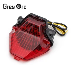 Moto Brake Light Tail Lamp Rgb LED Turn Signals App Flasher For Yamaha Yzf R3 R25 Y15zr Mt07 Fz07 Lc150 Turn Signal Taillight