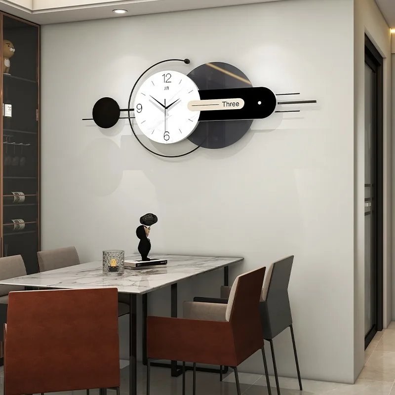 Simple Modern Wall Clock Living Room Creative Luxury Large Size Wall Clocks Aesthetic Nordic Bedroom Home Decorations Gift Ideas