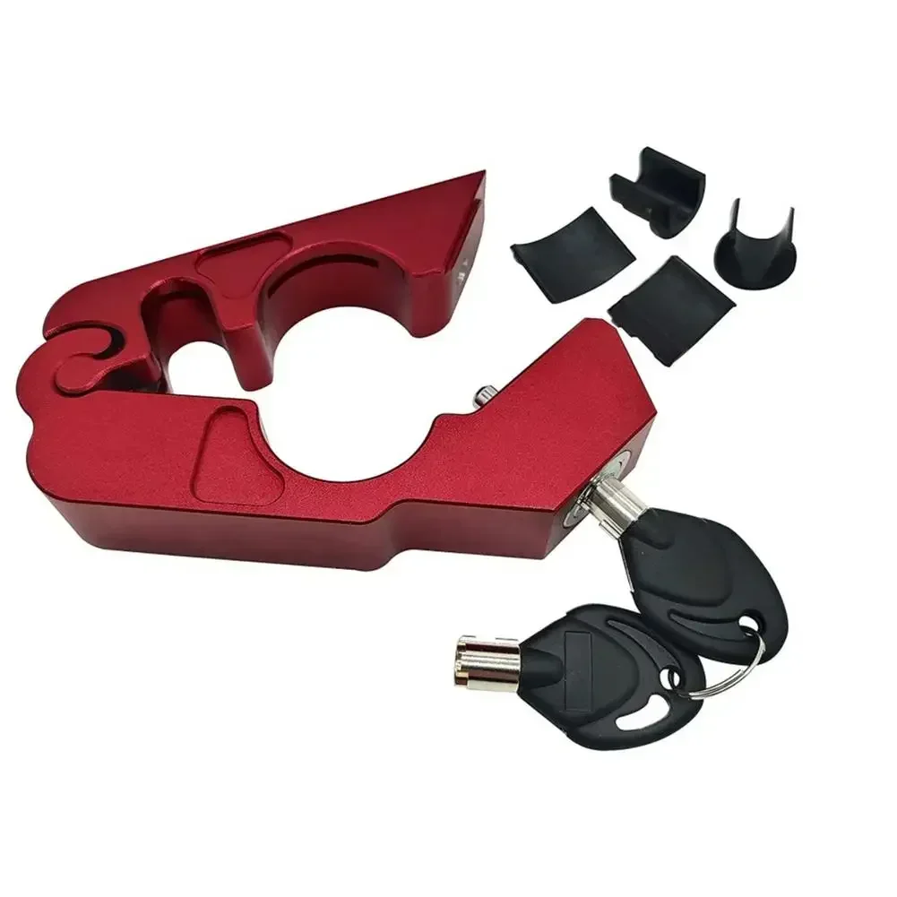 Motorcycle Handlebar Lock Anti-theft Lock Motorcycle Electric Vehicle Aluminum Alloy Lock Solid Imitating Steal Locks