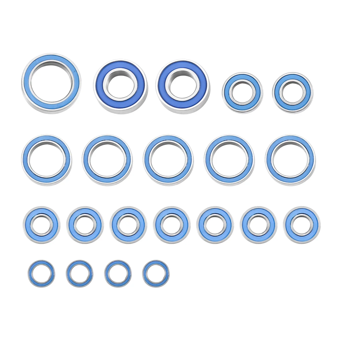 New 21Pcs Sealed Bearing Kit for Traxxas Slash 4X4 VXL Rustler Stampede HQ727 Remo 1/10 RC Car Upgrade Parts Accessories