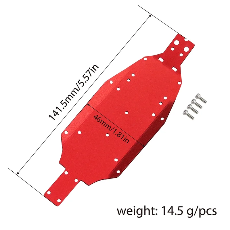 MACH-LOS00007 LOS-1766 1/24 Micro-B 2WD Buggy Chassis Armor Metal อัพเกรดชิ้นส่วนสำหรับโลซี่ อาร์ซีรถอุปกรณ์เสริม