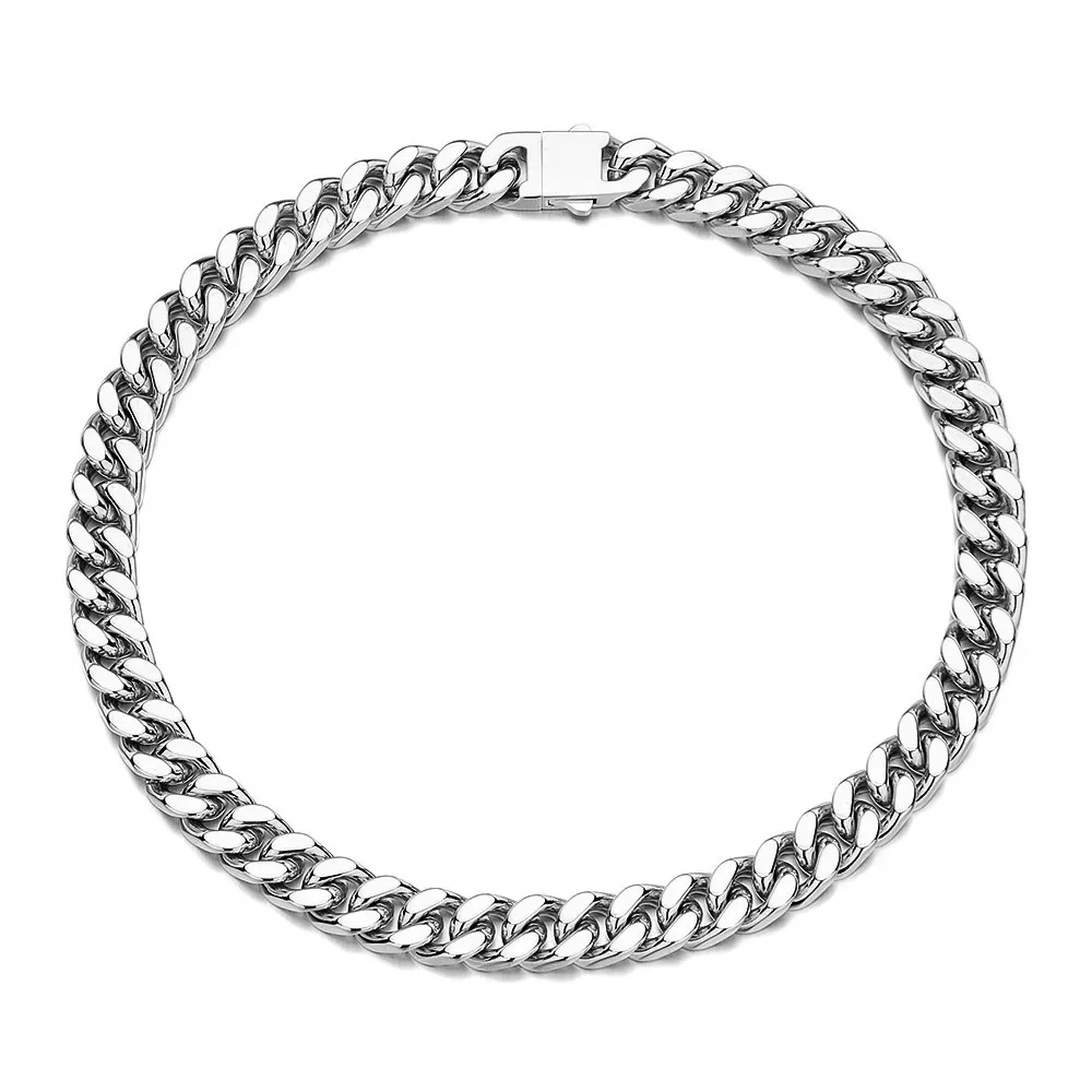 

Cuban Necklace For Men And Women Titanium Steel Thick Chain Jewelry Gifts For Party Christmas Birthday