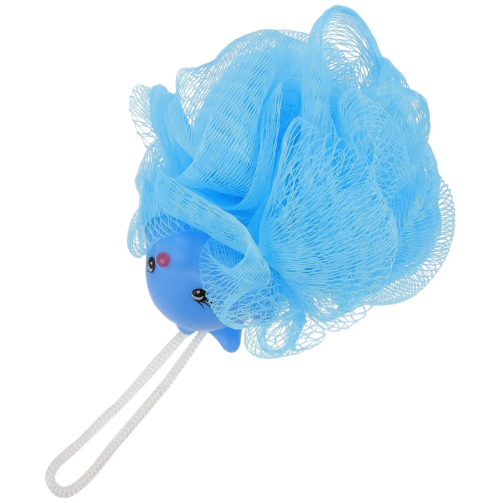 Animal Shower Ball Kids Bath Sponge Soft Mesh Bath Scrubber Cute Body Cleaning Loofah Shower Loofah for Children