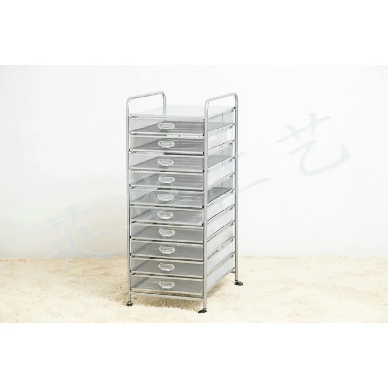 A3 new reinforced 10/9 drawer cart file cabinet storage cabinet multi-layer debris sorting rack Yinghua technology