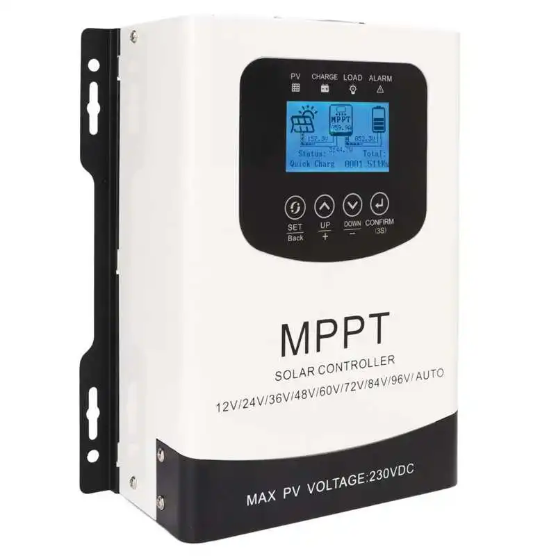 MPPT Solar Charge Controller 12V 24V 36V 48V 60V 72V 84V 96V Solar Regulator for Photovoltaic System 0V-230V