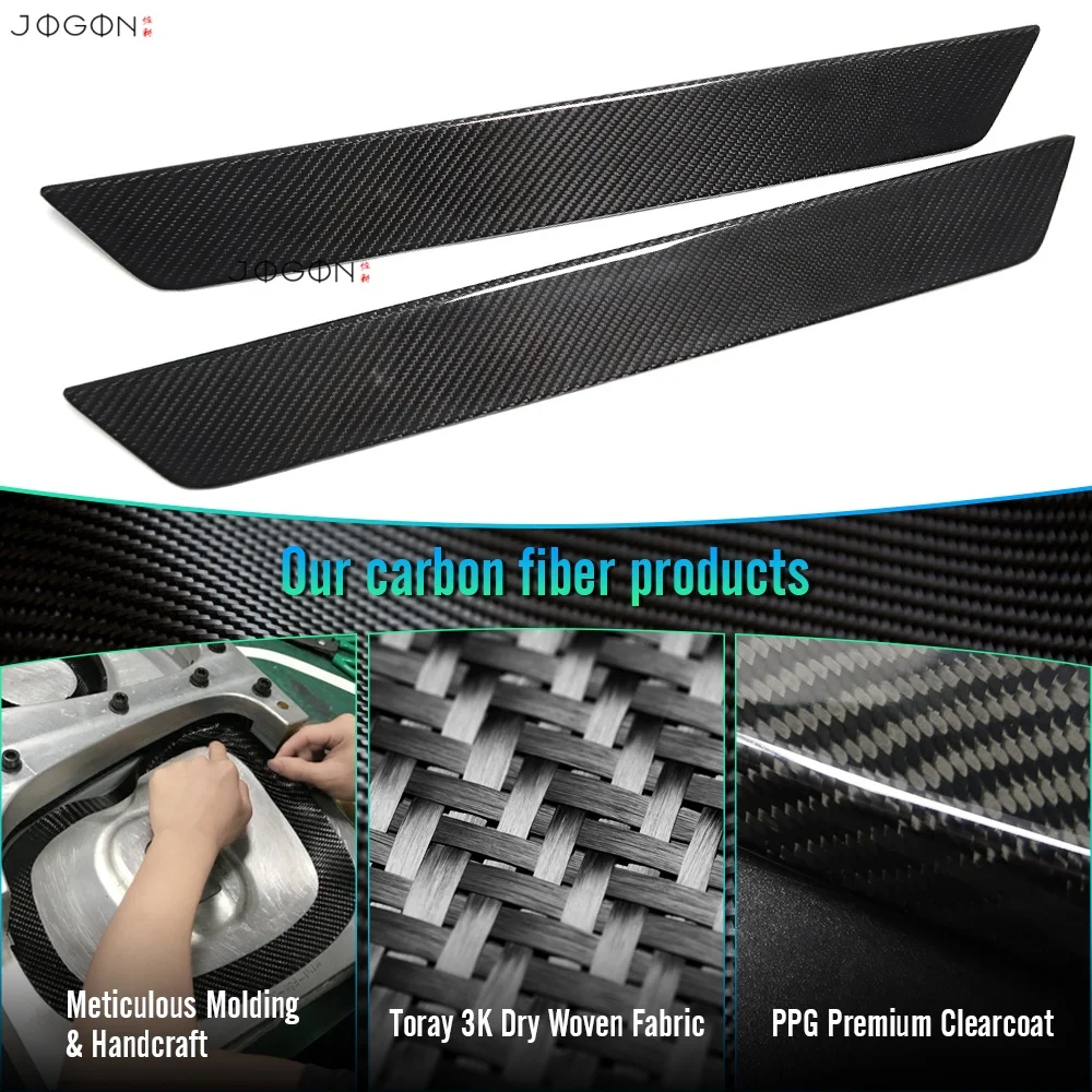 For Chevrolet Corvette C8 Stingray Convertible Coupe Z06 Z51 2020-2025 Car Door Sill Plate Scuff Ptotection Guard Carbon Trim