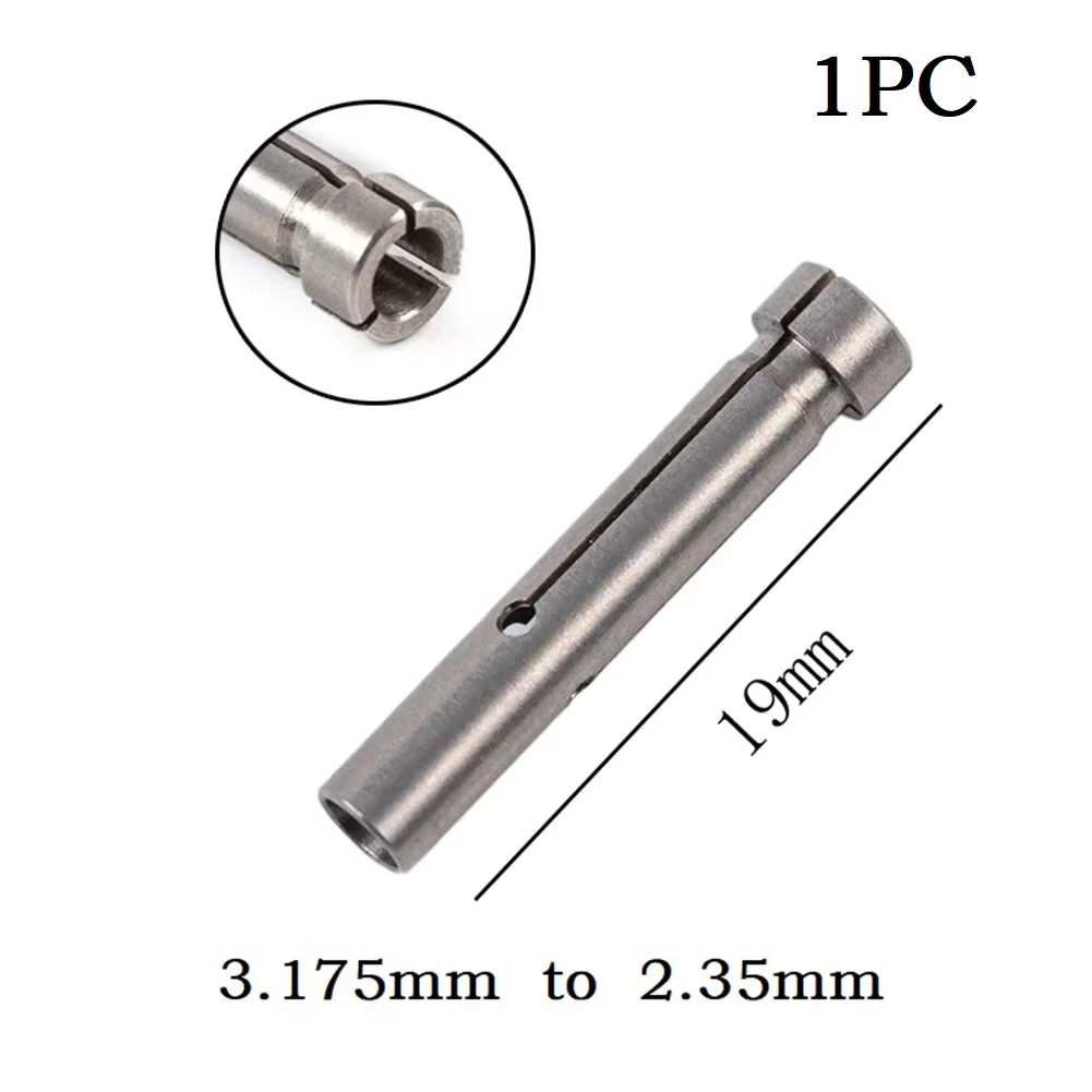Convertitore per trapano mandrino 1pc da 2.35 a 3/3.175mm testa di conversione per pinza adattatore per trapano elettrico per macchine per incidere