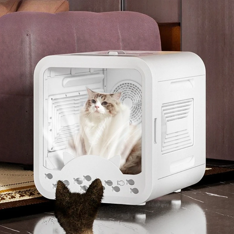 

Pet Smart Drying Box Automatic Temperature Control Cat Bathing Low Noise Dryers Household Sterilization Dog Grooming Pet Product