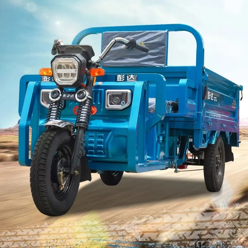 2025 الصين رائجة البيع الكبار الكهربائية الذاتي التفريغ ثلاث عجلات دراجة نارية 3-عجلة البضائع دراجة ثلاثية العجلات تركيب البطارية الاختيارية