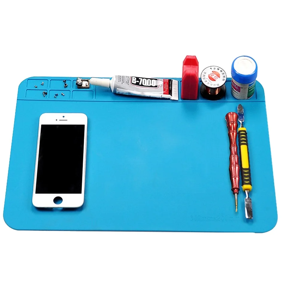 

300*200mm Heat and Dust Proof and Waterproof Mat Maintenance Platform Pad for Cell Phone Laptop Electronic Products Repair Tool