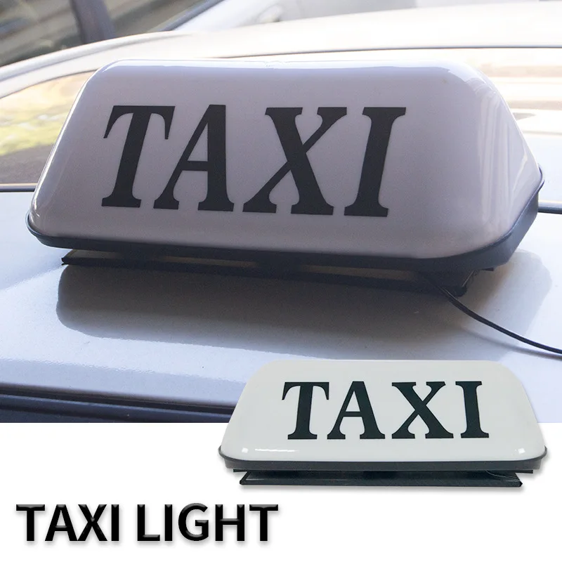 

Taxi cab Sign Roof Top Topper Car Magnetic Lamp LED Light Waterproof 12V TAXI Roof Lamp Bright Top Board Roof Sign Led Light New