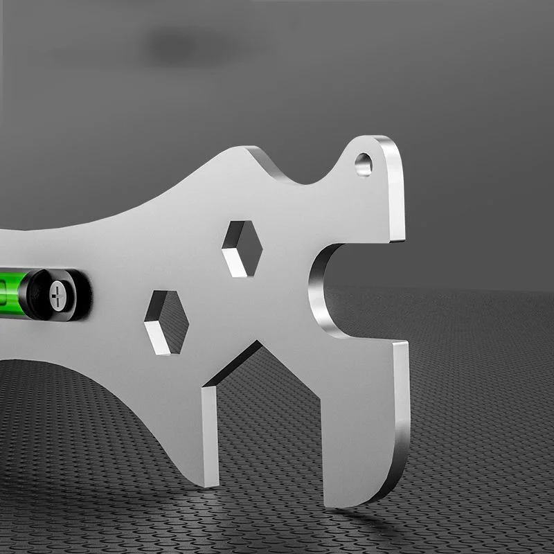 Mini Adjustable Bathroom Adjustable Wrench Multifunctional Bend Angle Leveling Wrench Aluminum Spanner Bathroom Repair Tool