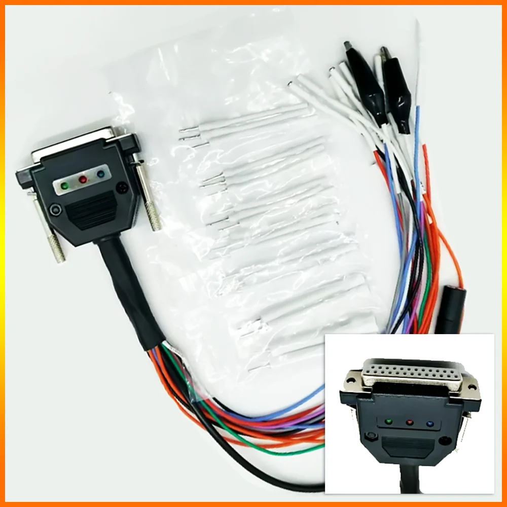 For SM2 Pro Universal j2534 OBD2 Cable DB 25pin Eobd Scanner Tool Working On Ktflash Dongle ECU Programming Tool for PCM Tools