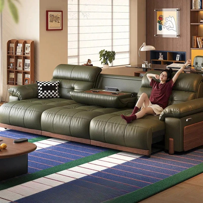 Leather Relaxing Living Room Sofas Multifunctional Luxury Modern Nordic Outdoor Sofa Lounge Designer Muebles Salon Furniture