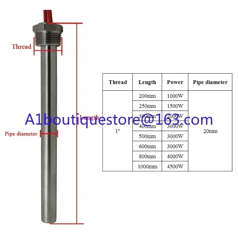 Tubular heater 1/2 