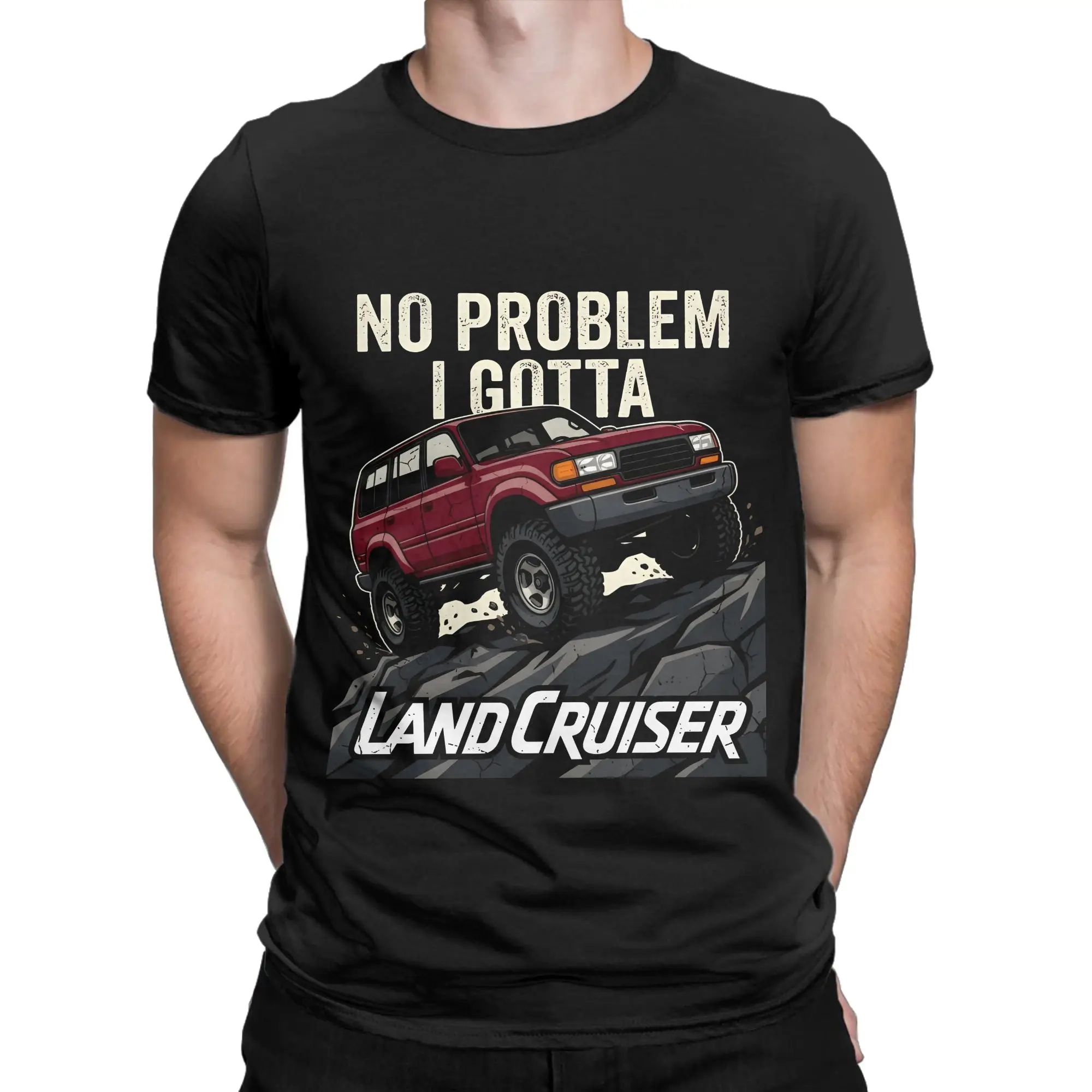 Land Cruiser 80 Series LC80 Red Retro Off-Road Fashion T Shirt Men Women  100% Cotton  Tee Shirt Clothes