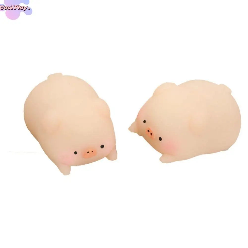 

Novelty Cartoon Pig Squeeze Sensory Toy Fidget Elastic Pig Squeeze Toy Soft Portable Slow Rising Toys Kids Gift