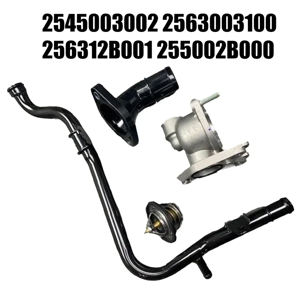 Thermostat Housing & Coolant Pipe For Hyundai For I10 For I20 2007-2020 OEM  2545003002, 2563003100, 256312B001, 255002B000