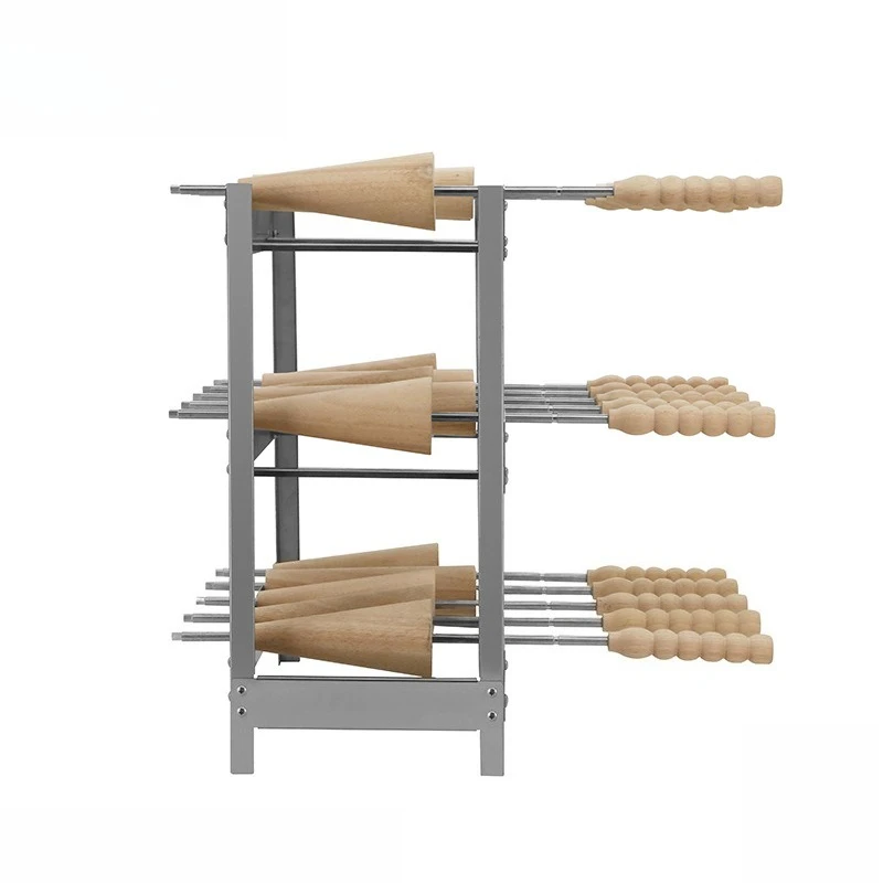 Bagel Maker Ice Bagel Toast Display Stand Chimney Roller Snack Cake Roll