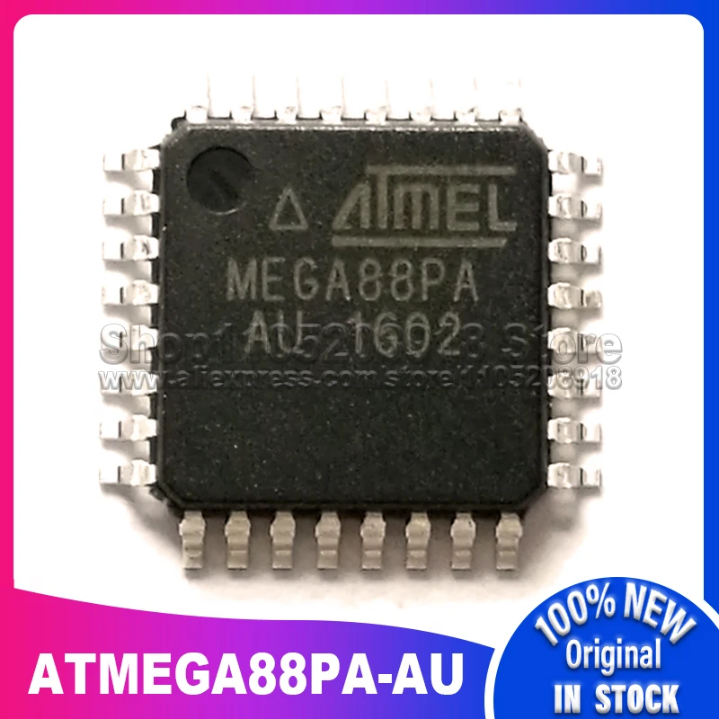 10 PZ/LOTTO ATMEGA88PA-AU MEGA88PA-AU U-TH 100% Nuovo stock Spot