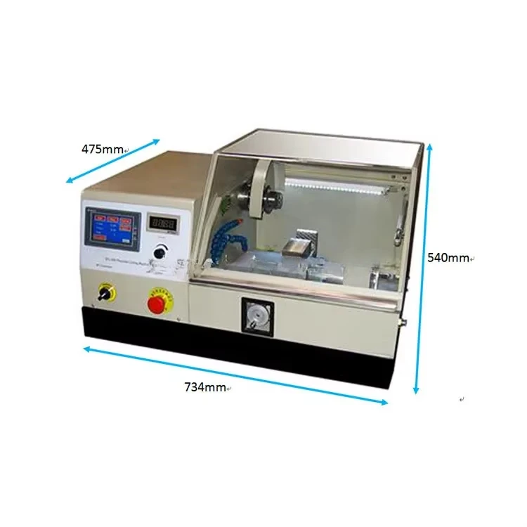 SYJ-200 Máquina de corte de carboneto Serra automática de diamante Serra de seção totalmente automatizada com lâminas de corte de 8 "para corte de precisão