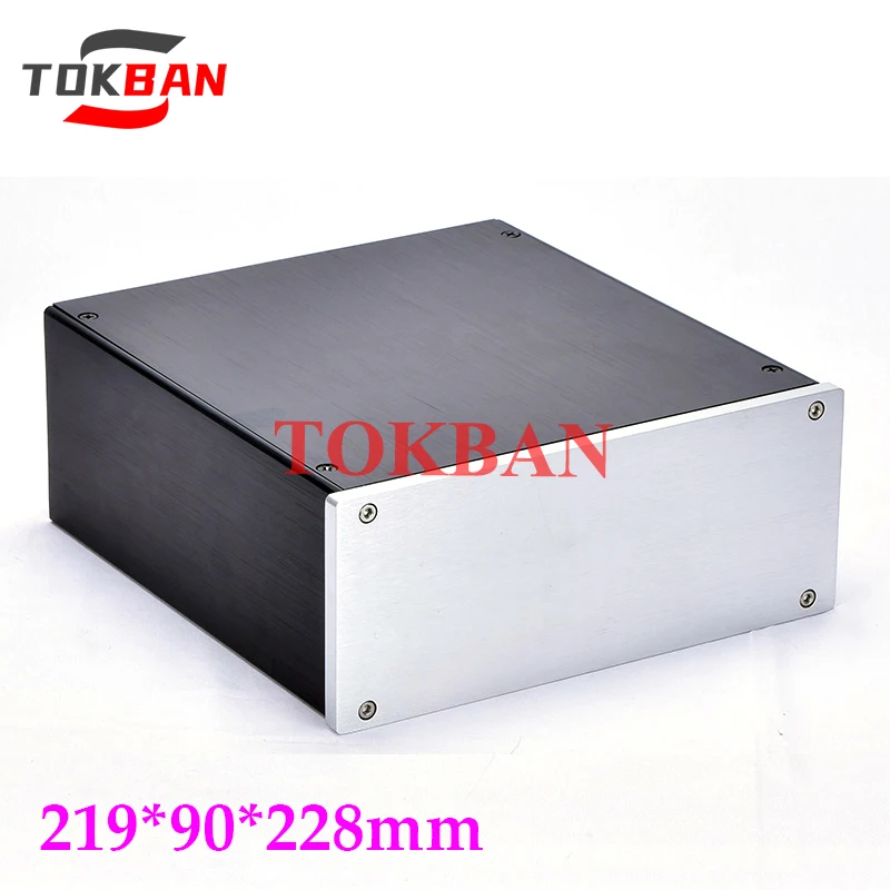 

Tokban Audio JC229 219*90*228mm All Aluminium HIFI Preamplifier Chassis Enclosure DIY Amplifier Case Shell