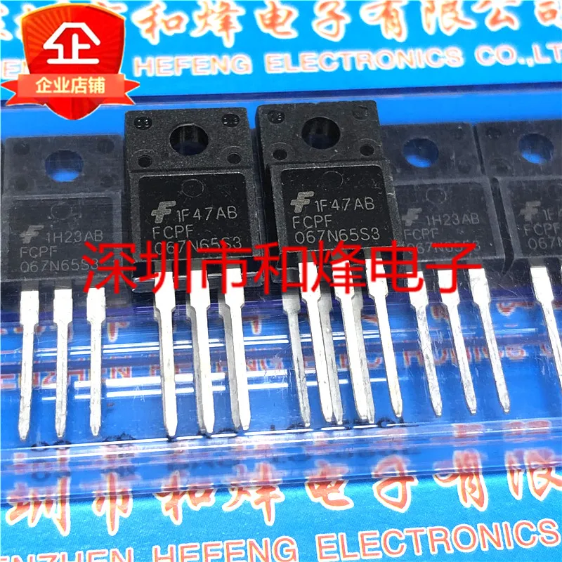 5PCS-10PCS FCPF067N65S3   TO-220F 650V 44A  New And Original On Stock