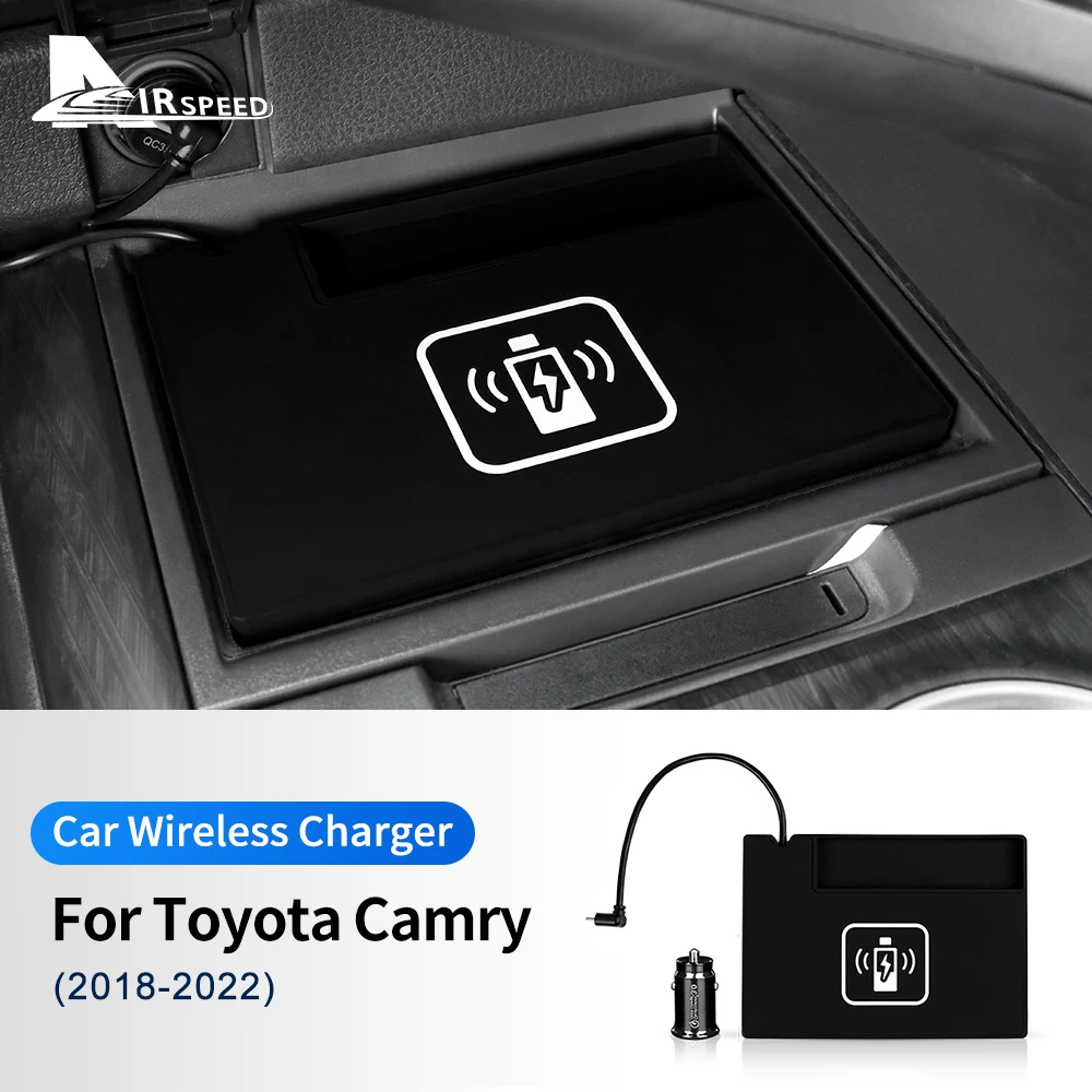 

Wireless Charger For Toyota Camry 2018 2019 2020 2021 2022 Fast Charging Holder 15W Car Mobile Phone Charger Board Accessories