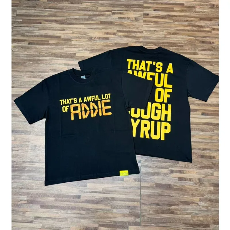 2026 New THAT'S A AWFUL LOT OF COUPH SYRUP Men's T-shirt Letter Logo Printed Fashion Casual Top Fast Delivery
