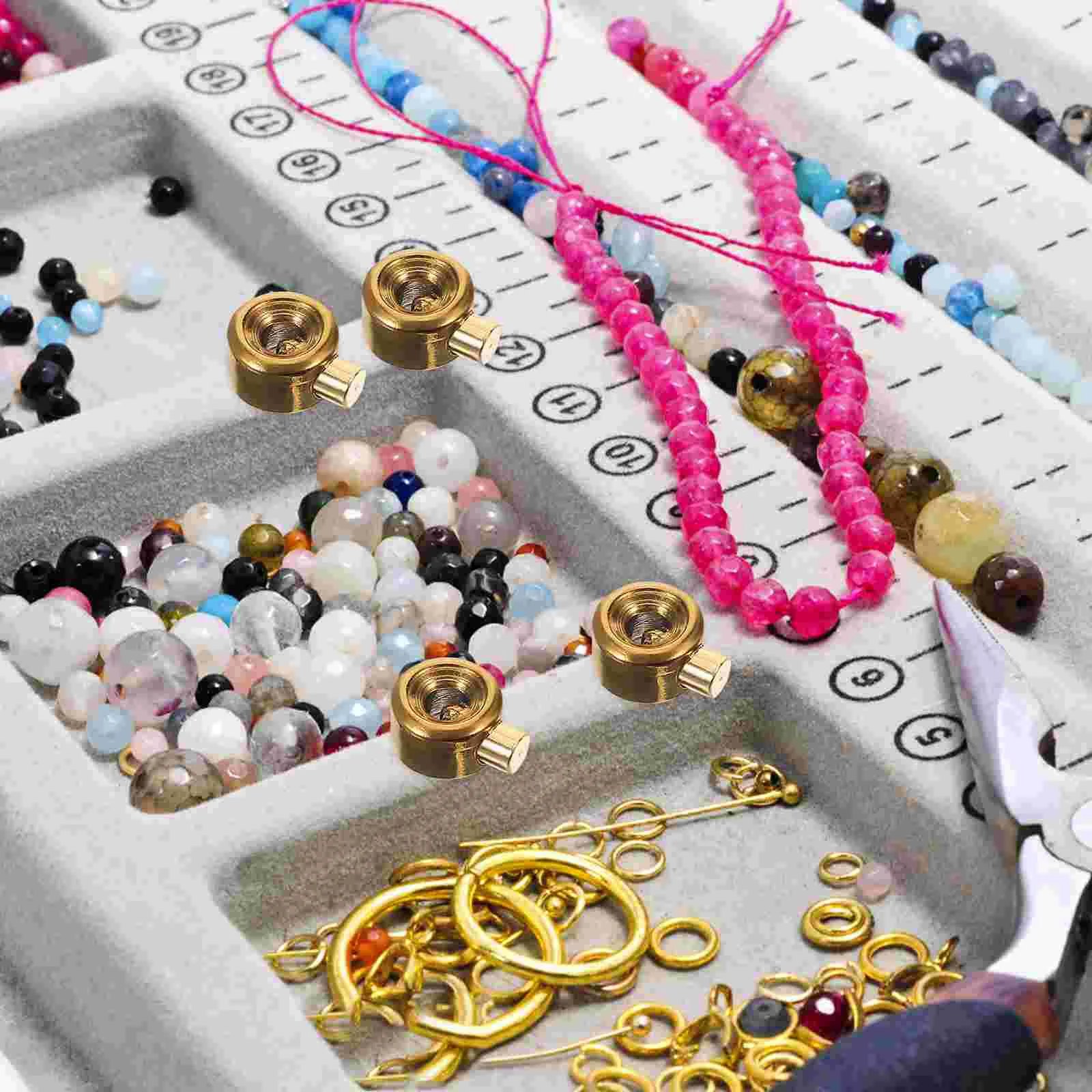 

20 Pcs Bracelet Making Kit Charms Positioning Beads Creative Design Loose Spacer for Bracelets
