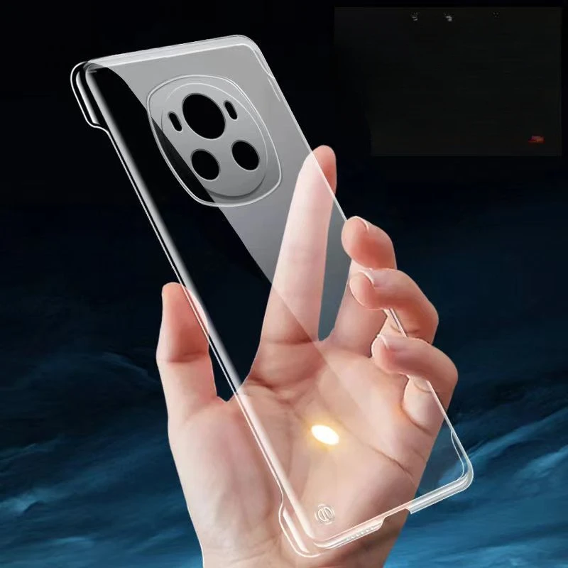 Frameless Slim Clear Hard PC Case For Honor Magic6 Pro ShockProof Coque Phone Cases For Honor Magic 6 6Pro Back Cover Shell