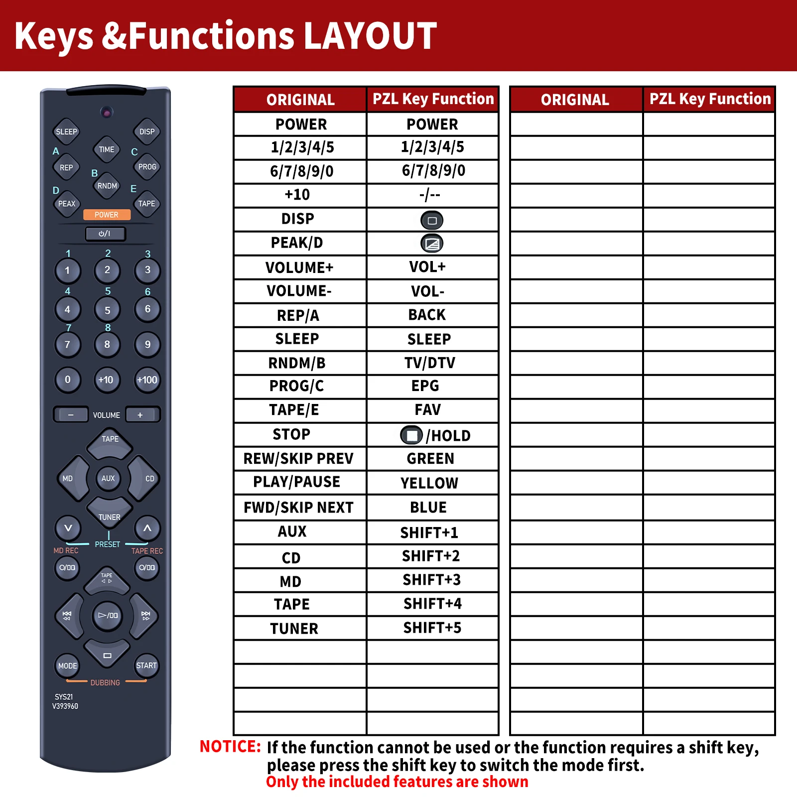 جديد لياماها SYS21 V 393960   نظام استقبال الصوت للتحكم عن بعد CDX-E100 MCR-E100