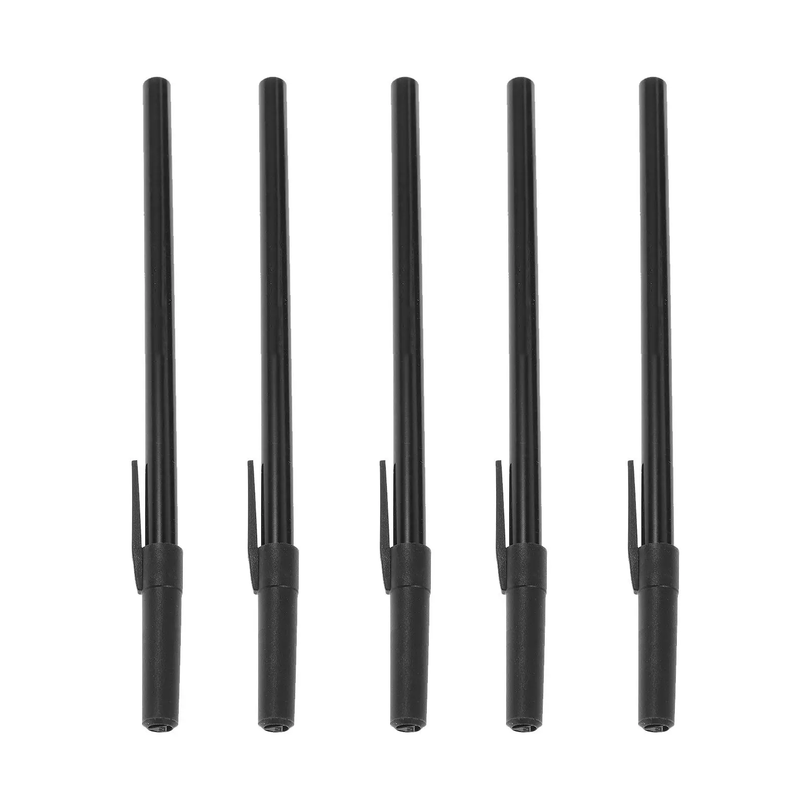 5Pcs Label Marker Pens Laundry Room Professional Permanent Black Clothes Marking Pen Smooth Ink for Clothing Labels Laundry Tags