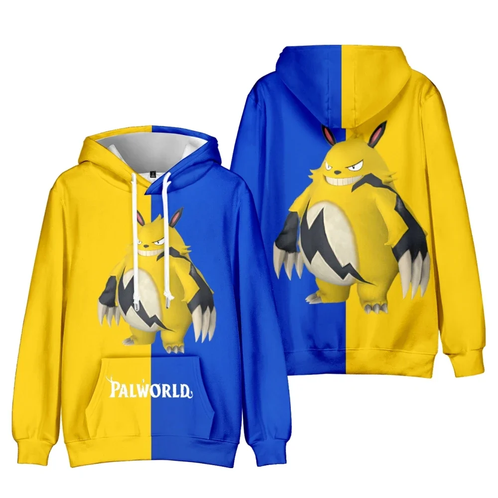 Palworld-كنزة بهودي ثلاثية الأبعاد للرجال ، ملابس شارع هاراجوكو ، بلوزات بأكمام طويلة ، كنزة رياضية ساخنة ، ملابس للكبار ، هودي ، Ankha ، #2