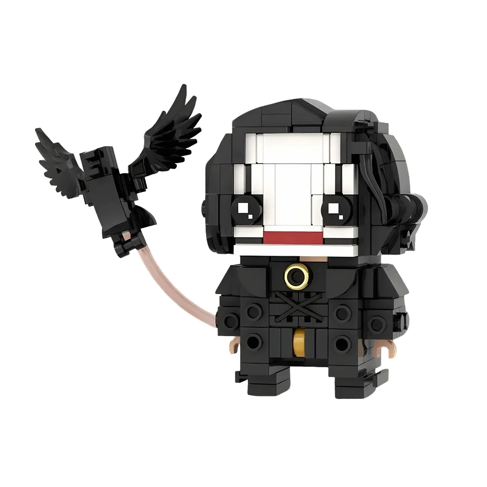 MOC The Crow, Modelo de Eric Draven, Bloques de Construcción, Figura de Cazador de Demonios de Película Gótica, Ladrillos de Eric Draven, Juguete, Regalo para Adultos