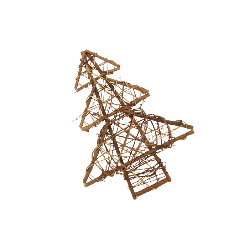 

DIY Christmas Wreath Floral Ornament Plain Frame Decor Holiday Door Wall Garlands Xmas Tree Shape Festive Supplies