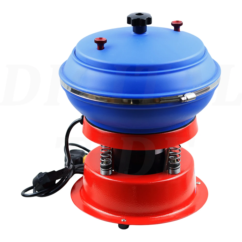 110V 220V Vibratory Tumbler Wet Dry Polisher Finisher 3.5 liters Jewelry Polishing Machine
