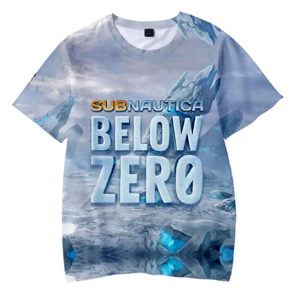 Subnautica Below Zero 3D Printed Kids T Shirt Fashion Casual Cartoons T-shirt Boys Girls Harajuku Children's Clothing For Girls