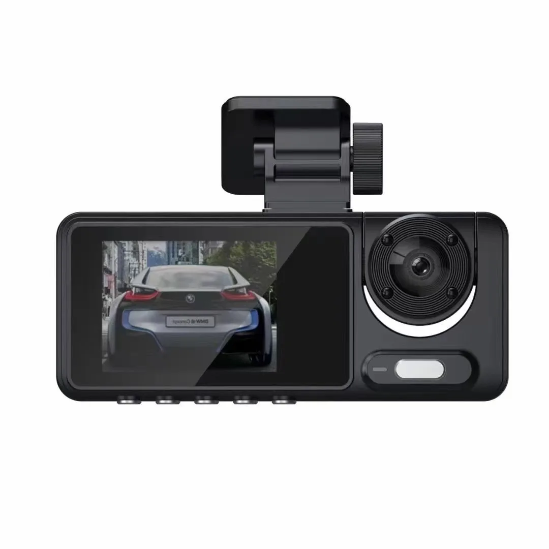 

High Quality 360 Degree Driving Recorder Car Mounted Dual Lens Dashcam with High Definition IPS Screen