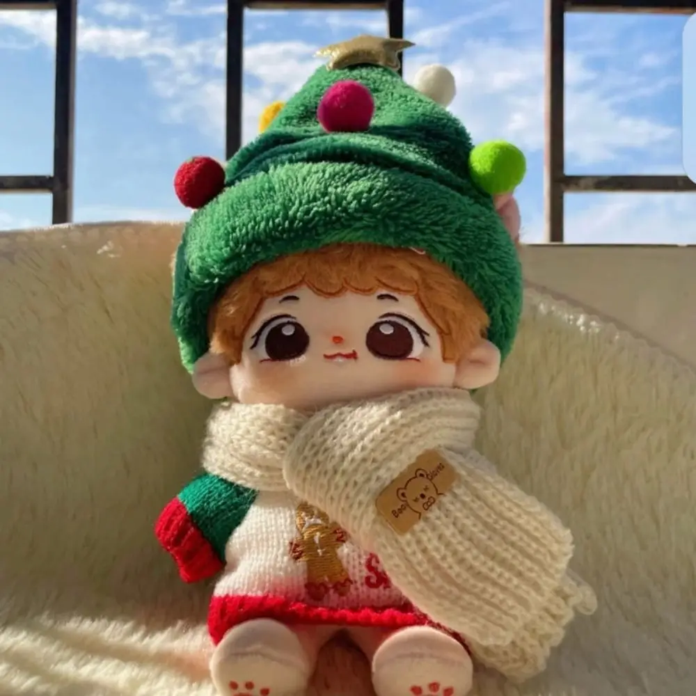 

Fashion Christmas 20cm Cotton Doll Clothes DIY Toy Gift Doll Clothes Decoration Cartoon Cute Toy Accessories Cotton Doll