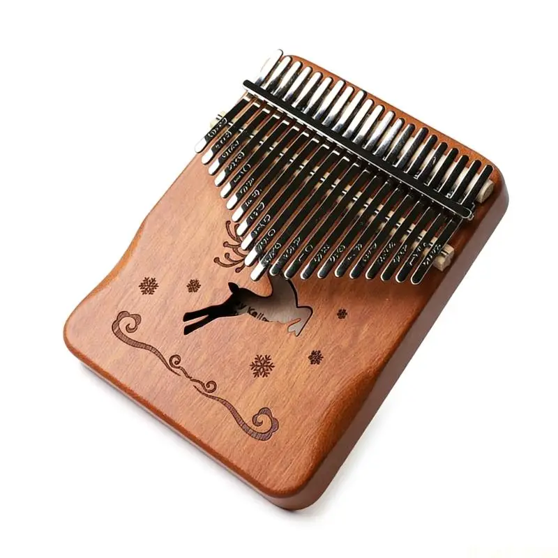 

M5TC Handheld 21 Kalimbas Thumb Piano Texture Offering Crisp Notes and Ergonomic Design Suitable for All Ages