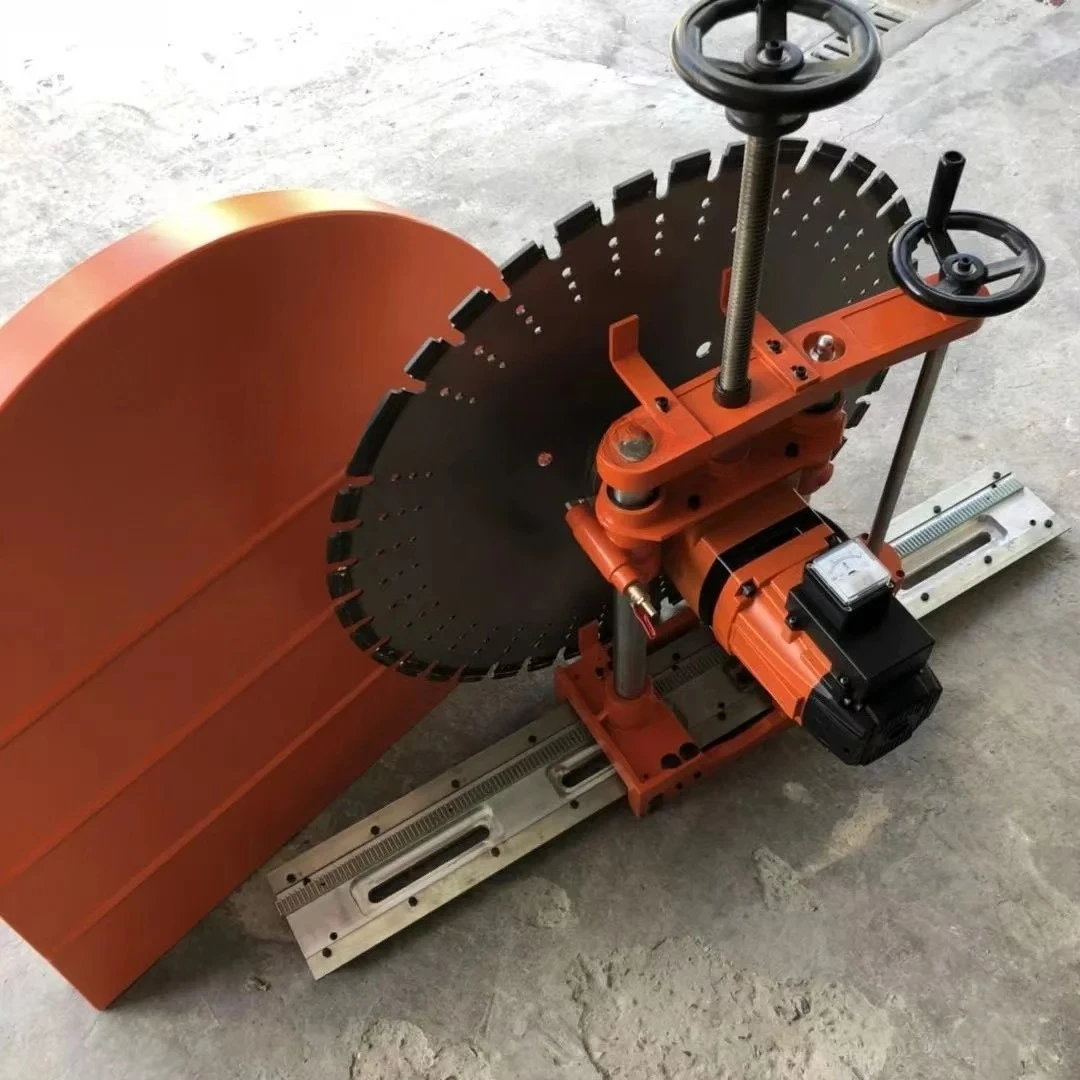 2026-Powerful Cutting Performance Concrete Cutting Machine Industrial Adjustable Depth Wall Saw Machine for Sale
