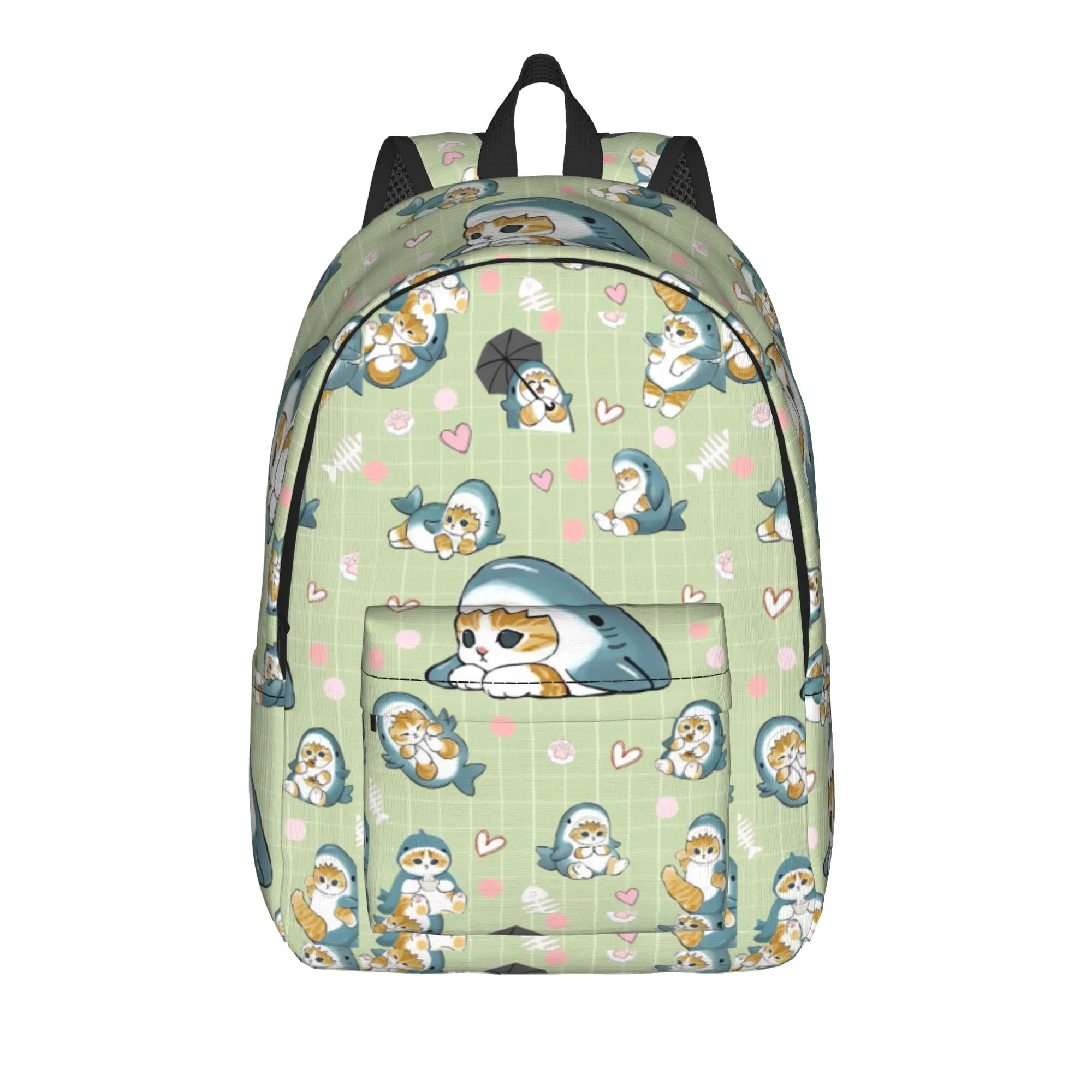 Cat M-mofusands Backpack  University Backpacks Teen Leisure High School Bags High Quality Large Rucksack