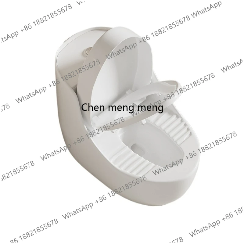 

Egg-shaped semi-squatting dual-purpose integrated toilet household flushing siphon sitting toilet squatting pit change toilet